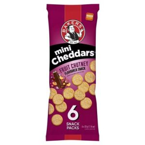 BAKERS MINI CHEDDARS F/CHUTNEY