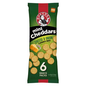 BAKERS MINI CHEDDARS C/ONION