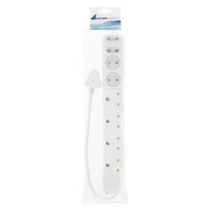 ELEC 8WAY M/PLUG+CORD SGA