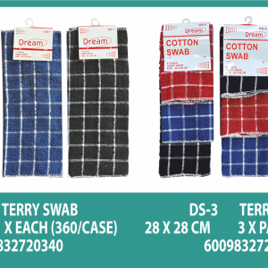 CLOTH N TERRY SWAB 28X28