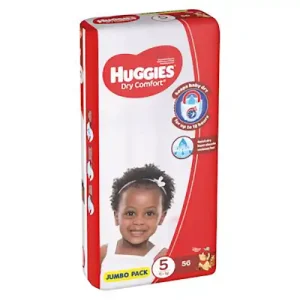 HUGGIES D/COMF J/P #5 56S/52S