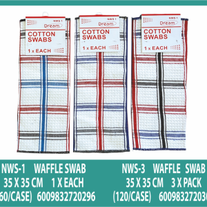 CLOTH N SWAB WAFFLE 35X35
