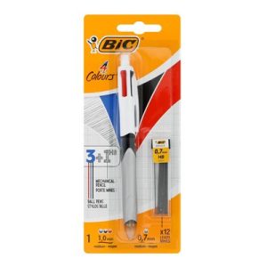 PEN BIC MED 4 COLOURS 3IN1