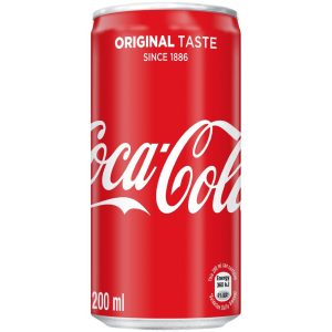 COKE CAN 200ML ASST