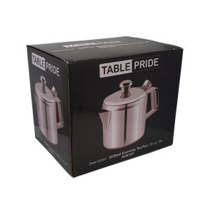 TABLE PRIDE TEA POT S/STEEL
