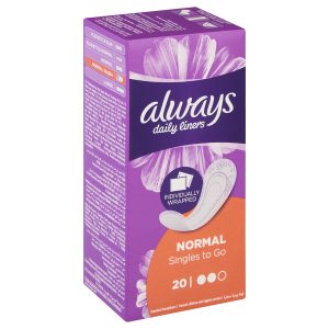 ALWAYS P/LINER NORMAL UNSCENTED FOLD