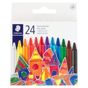 CRAYONS WAX STAEDTLER 8MM 24PCS